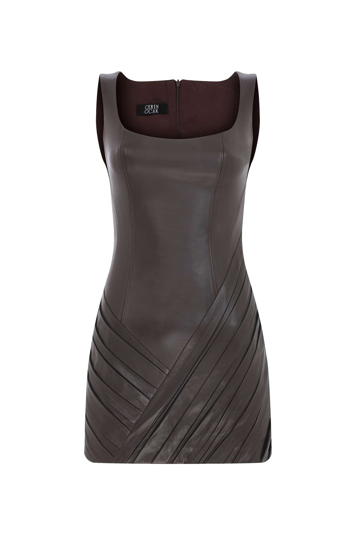 Mini Dress With Pleated Details