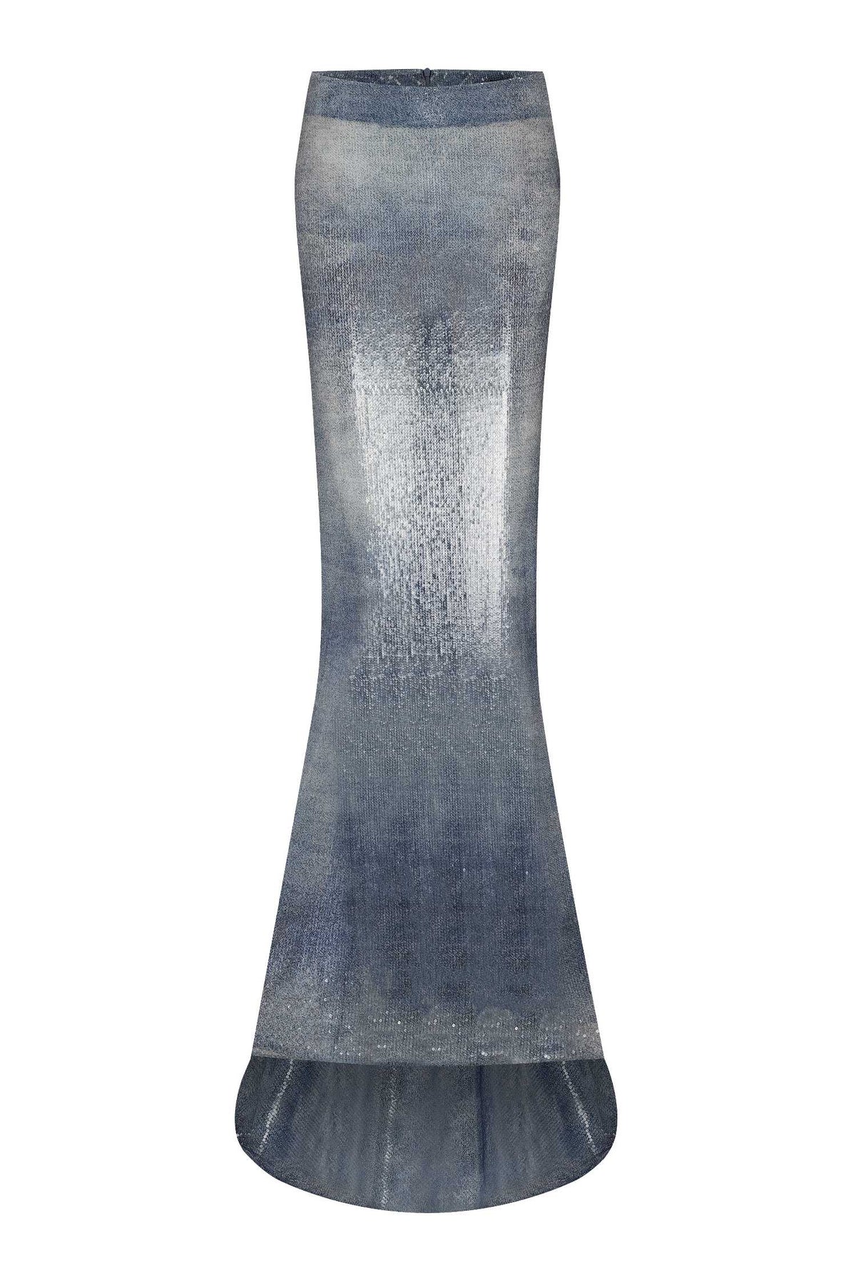 DENIM EFFECT MERMAID SKIRT