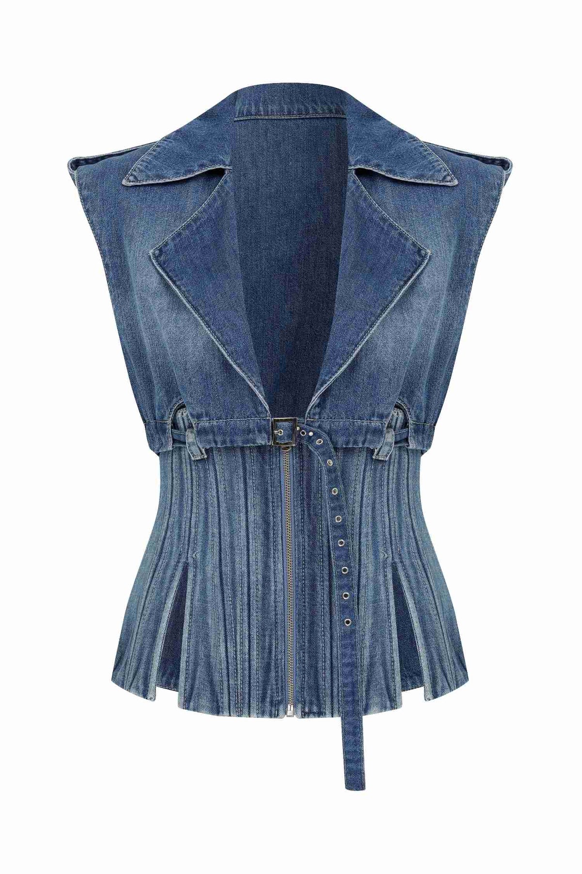 DENIM UNDERCORSET VEST