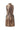 LACE-UP SEQUIN DRESS - Brown, back