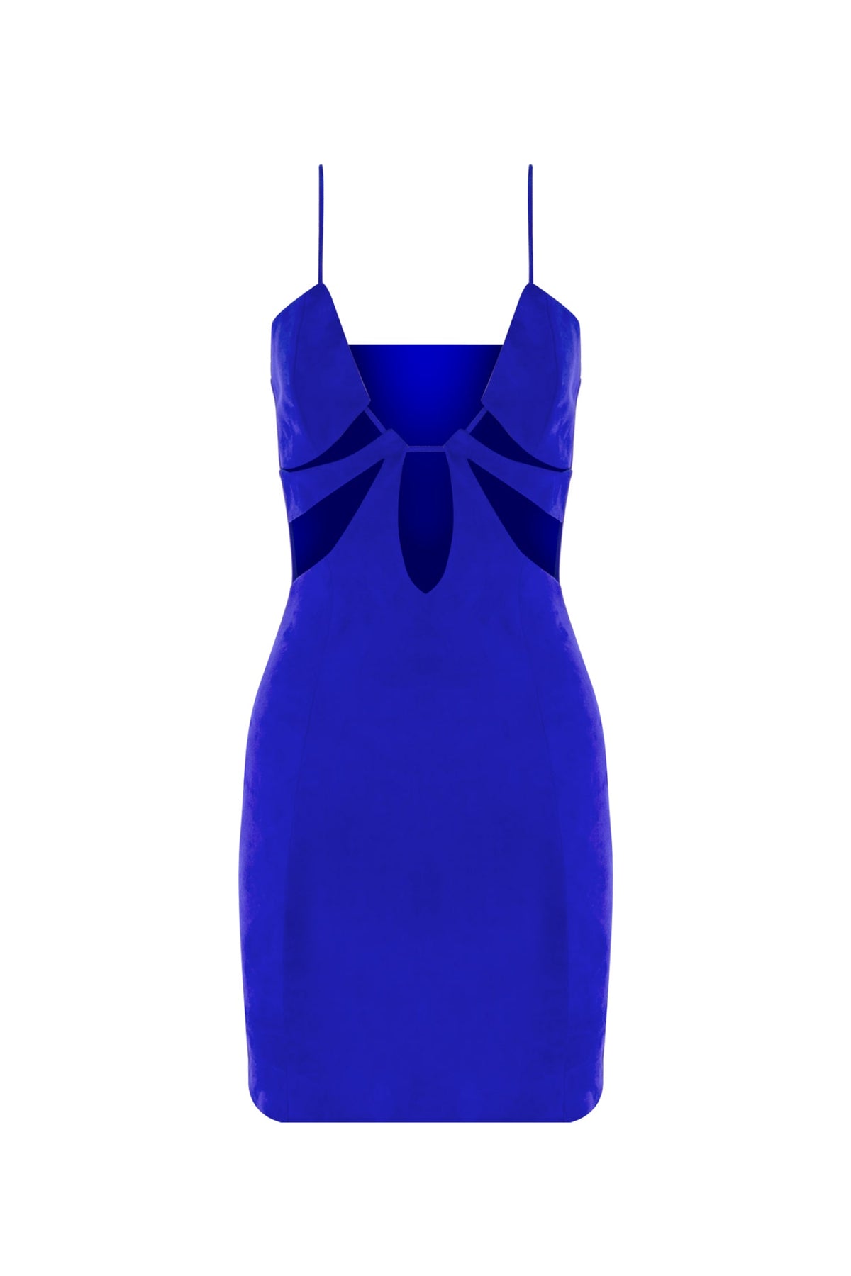 Cut Out Suede Dress