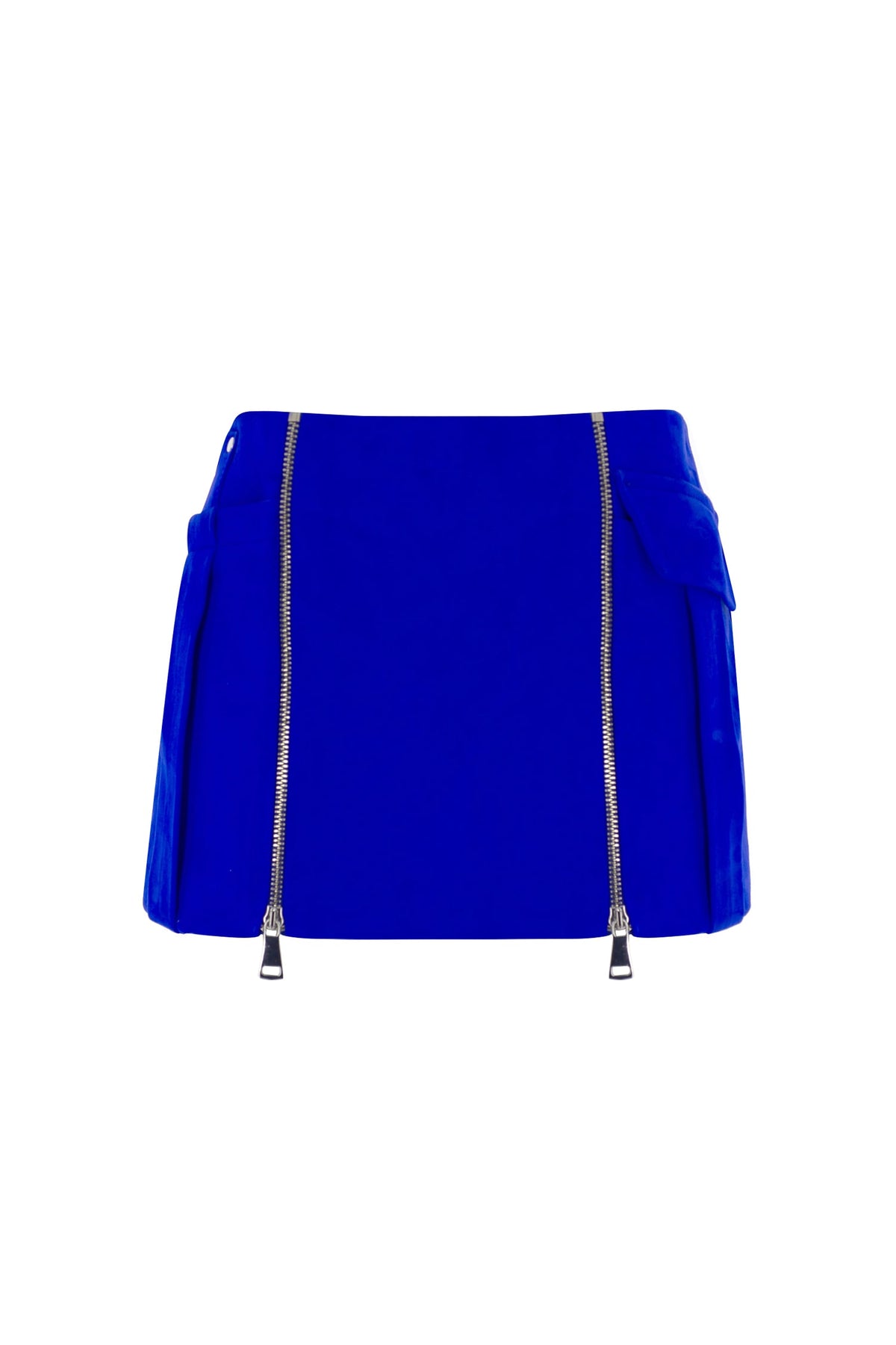 Low Waist Suede Skirt