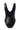 CROC EMBOSSED BODYSUIT — Black, back