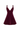 VELVET V-NECK FLARE DRESS