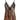 LACE TRIM SEQUIN TOP - Brown, front