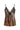 LACE TRIM SEQUIN TOP - Brown, front