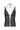 LACE-UP SHEER TOP - Black-Brown, front
